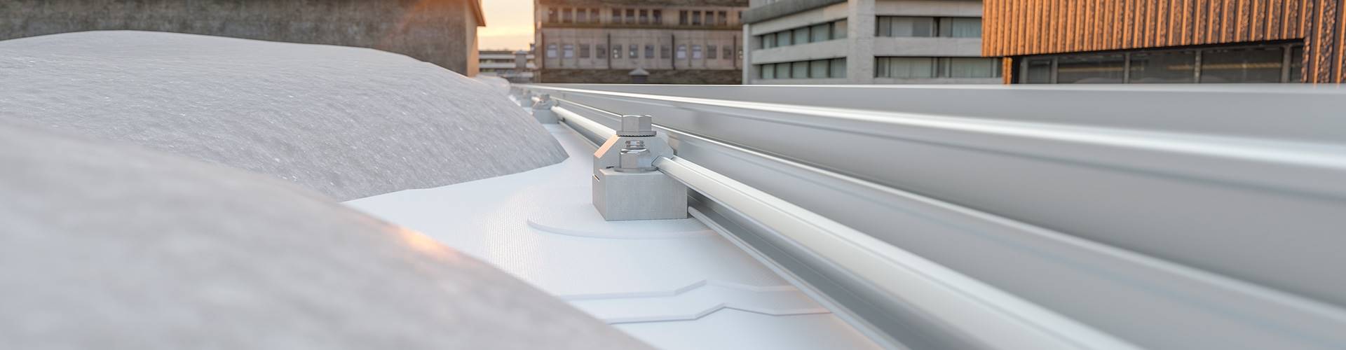 Snow Guards for Membrane Roofing