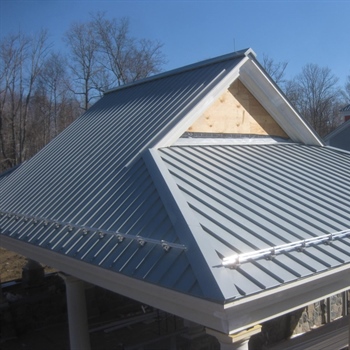 No roof penetrations.  AceClamp is the only metal roof clamp on the market that doesn't use set screws, helping to protect the panel finish and warranty.