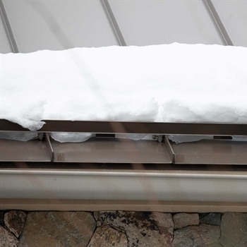 Color Snap snow rails for metal roofs designed for easy installation