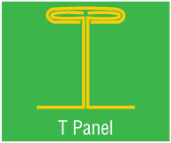 T-Panel standing seam metal roof clamps